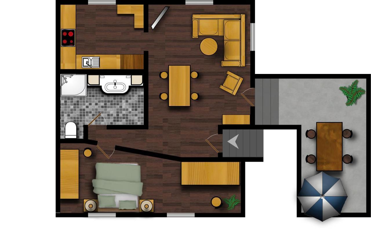 Apartament Lifestyle Kurort Steinbach-Hallenberg Zewnętrze zdjęcie